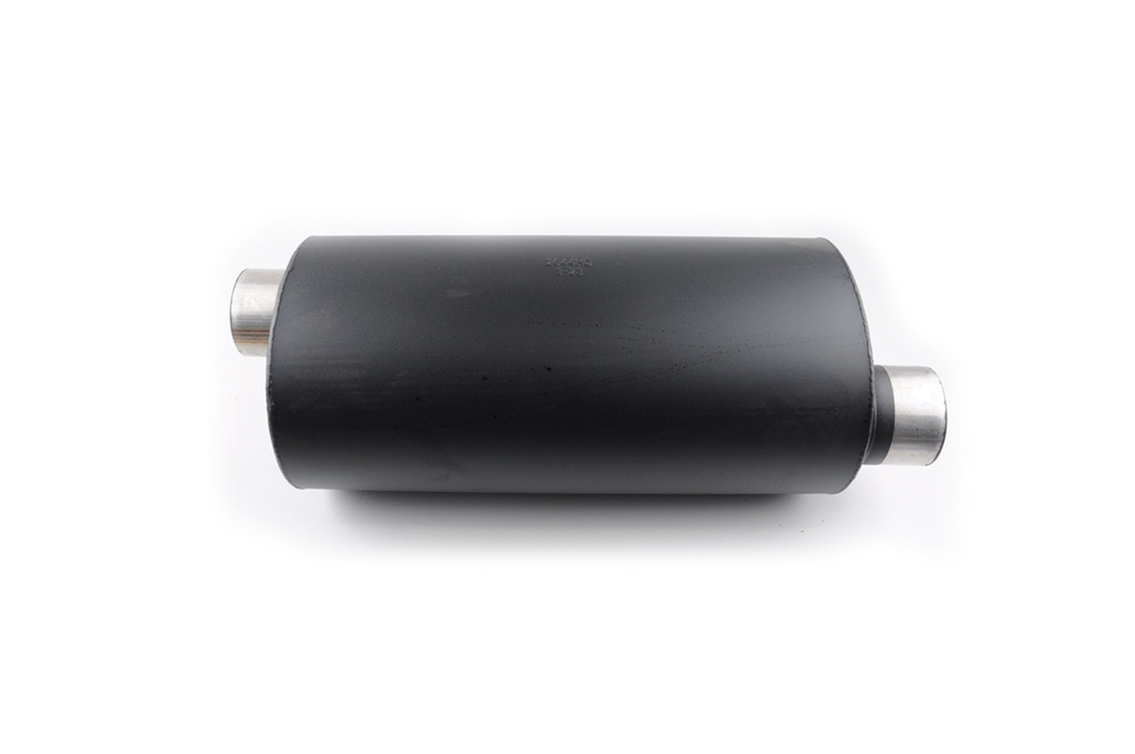 Heavy Duty Muffler - All Welded-Stainless Steel 2010-17 Silverado 2500HD, 3500HD, GMC Sierra 2500HD, Sierra 3500HD