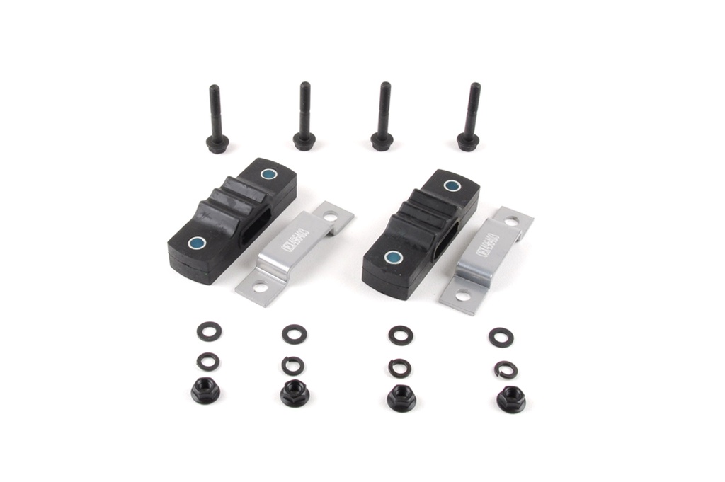 [496401] C4 - Corvette 1984-96 Exhaust Muffler Mount Insulator Hangers - 2 Hangers plus fasteners